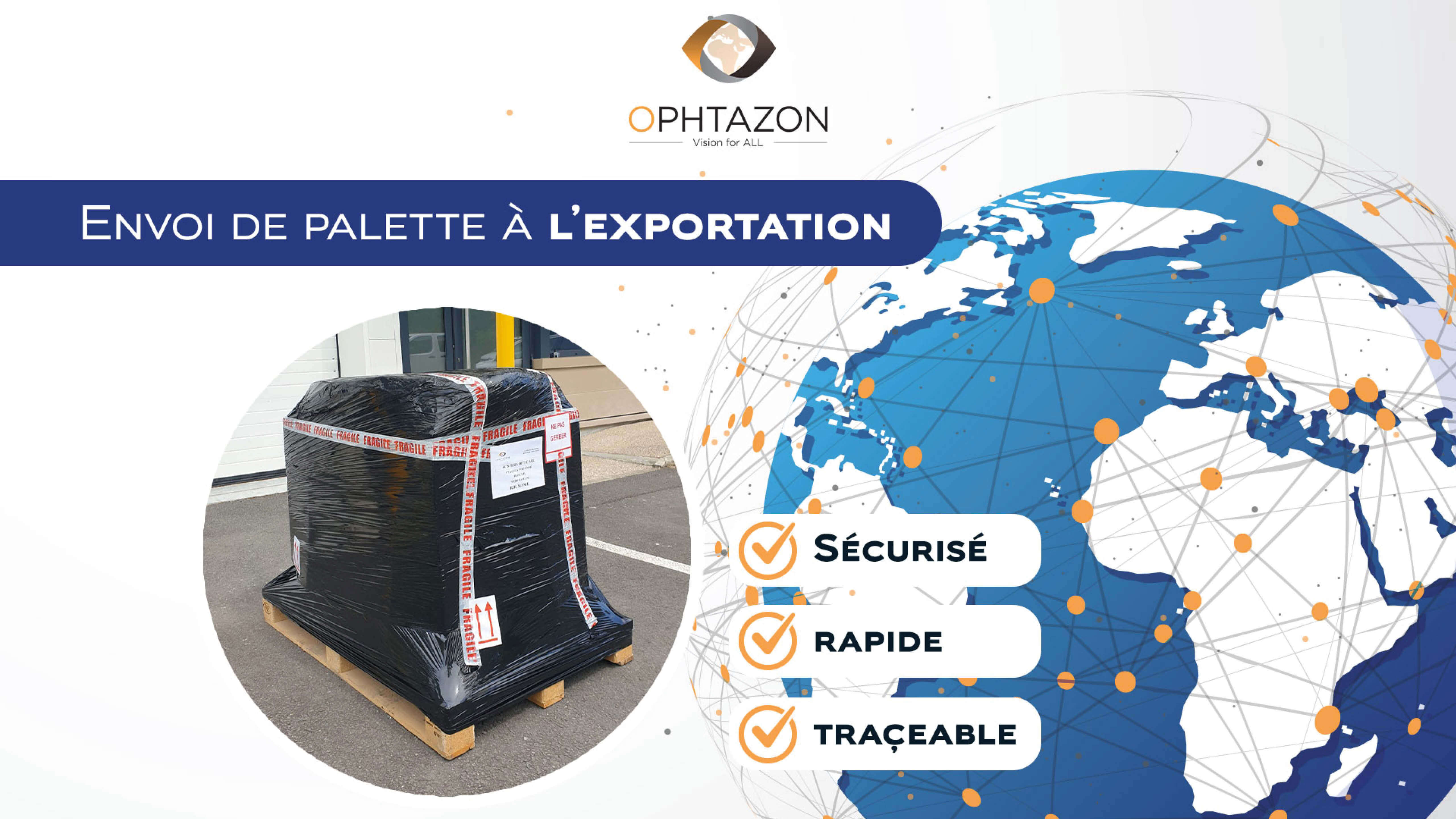 Solutions d'envoi de palettes à l'exportation